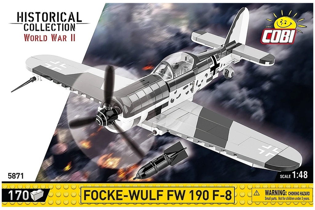 COBI Focke-Wulf FW 190 F-8 Fighter 1:48 Scale Building Block Set 