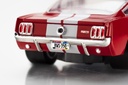 AFX Mega G+ HO Scale 1966 Shelby GT350 Red/White Stripes Slot Car