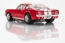 AFX Mega G+ HO Scale 1966 Shelby GT350 Red/White Stripes Slot Car
