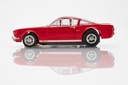 AFX Mega G+ HO Scale 1966 Shelby GT350 Red/White Stripes Slot Car