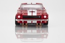 AFX Mega G+ HO Scale 1966 Shelby GT350 Red/White Stripes Slot Car