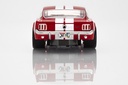 AFX Mega G+ HO Scale 1966 Shelby GT350 Red/White Stripes Slot Car