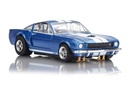 AFX Mega G+ HO Scale 1966 Shelby GT350 Blue/White Stripes Slot Car