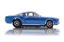 AFX Mega G+ HO Scale 1966 Shelby GT350 Blue/White Stripes Slot Car