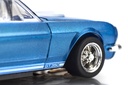 AFX Mega G+ HO Scale 1966 Shelby GT350 Blue/White Stripes Slot Car