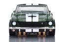 AFX Mega G+ HO Scale 1966 Shelby GT350 Ivy Green/White Stripes Slot Car