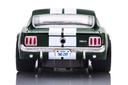 AFX Mega G+ HO Scale 1966 Shelby GT350 Ivy Green/White Stripes Slot Car