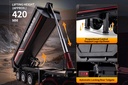 Huina 1/18 Scale Black Dump Truck Trailer - RTR