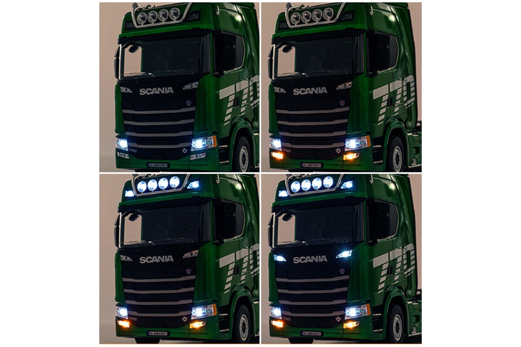Huina Scania 770S Green 1/18 Scale Semi Tractor - RTR