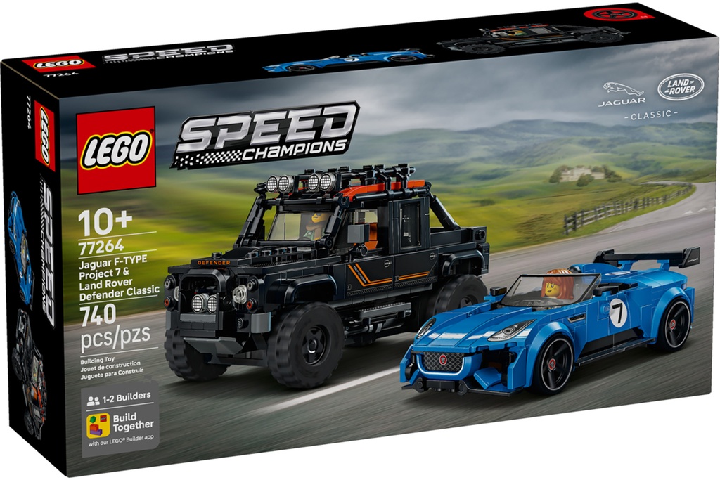 LEGO  Speed Champions Jaguar Project 7 & Land Rover Defender