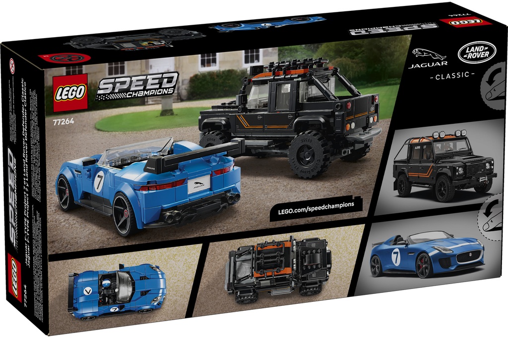 LEGO  Speed Champions Jaguar Project 7 & Land Rover Defender
