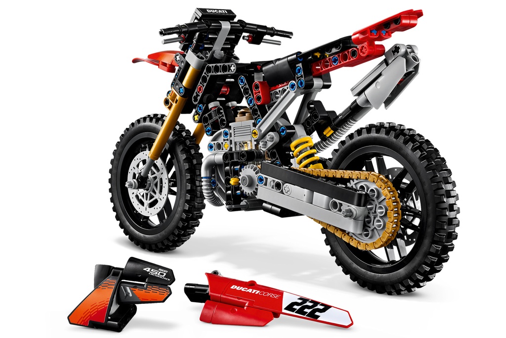 LEGO Technic Ducati Desmo450 MX Factory Motorcycle