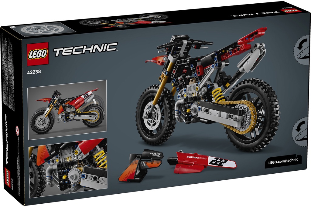 LEGO Technic Ducati Desmo450 MX Factory Motorcycle