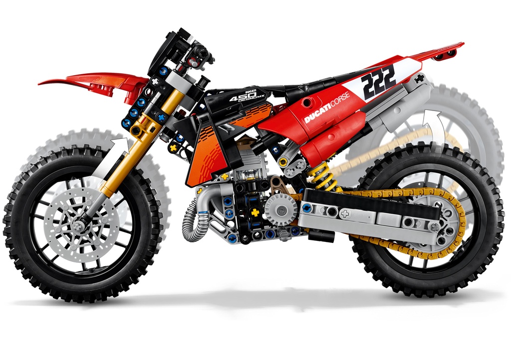 LEGO Technic Ducati Desmo450 MX Factory Motorcycle