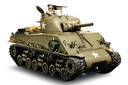 Tamiya M4 Sherman 105MM Howitzer Full Option 1/16 Scale Medium Tank - KIT