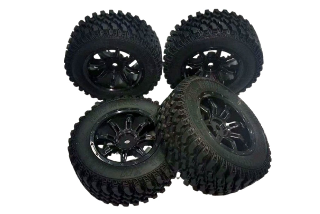 Primus 1/12 Scale PC12 Wheels and Tires Mounted Set (4)