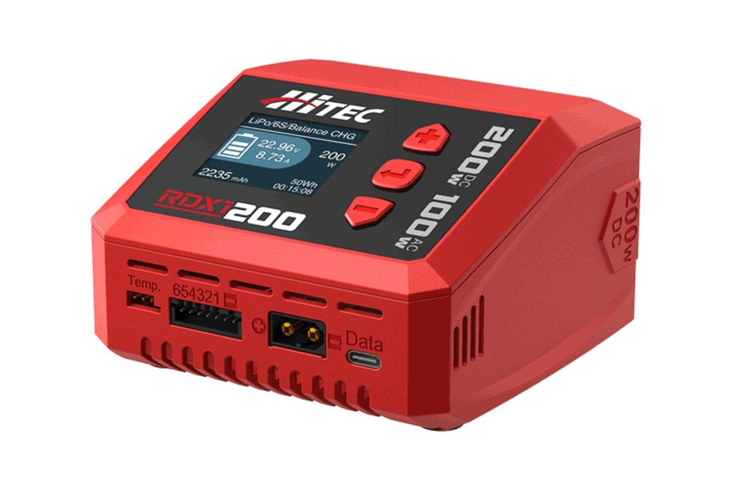 Hitec RDX1 200 200W 6 Cell (6S) LiPo AC/DC Battery Charger