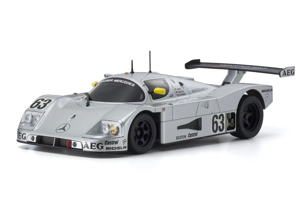 Kyosho Mini-Z Silver Sauber-Mercedes C9 #63 LeMans 1989 MR-03 1/27 Scale RWD - RTR