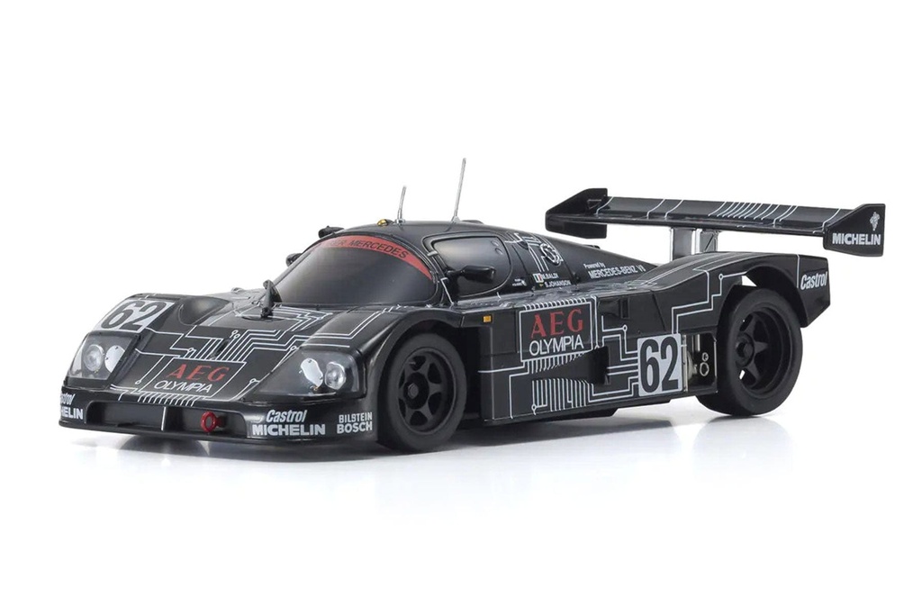 Kyosho Mini-Z Black Sauber-Mercedes C9 #62 LeMans 1988 MR-03 1/27 Scale RWD - RTR