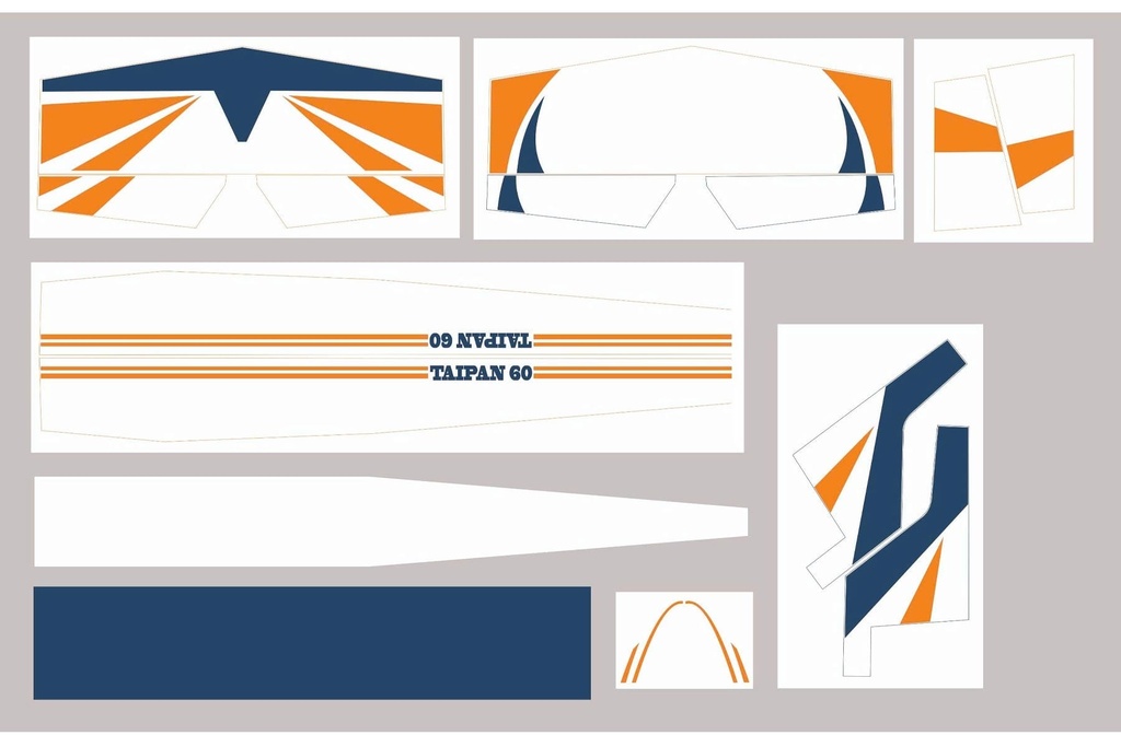 Nexa 1570mm Taipan Covering Set (Fuselage)