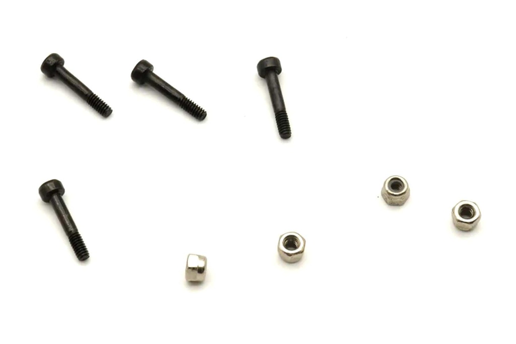 RotorScale 250 Size AH-64 Apache Blade Grip Screw and Nut Set