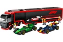 LEGO City F1® Truck with RB20 & AMR24 F1® Cars