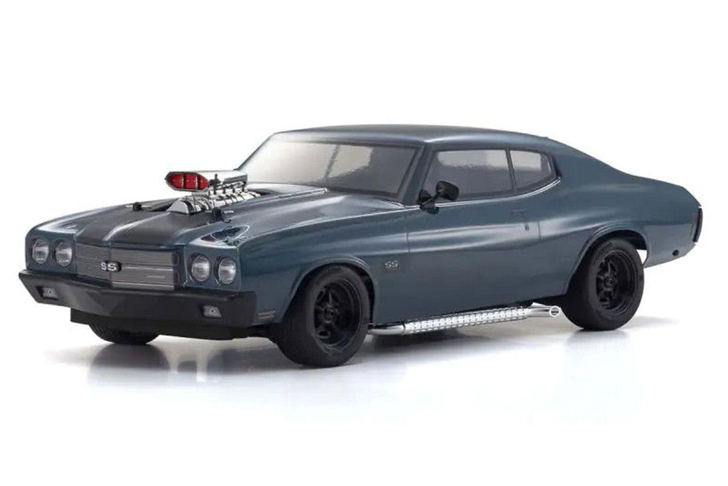Kyosho Fazer Mk2 FZ02L VE 1970 Chevelle Supercharger Dark Blue 1/10 Scale 4WD Car - RTR
