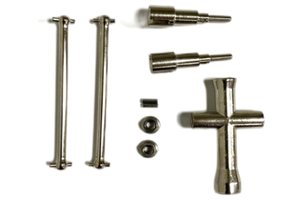 Primus 1/16 Scale DT16 Metal Rear Driveshafts with Axles (pr.)