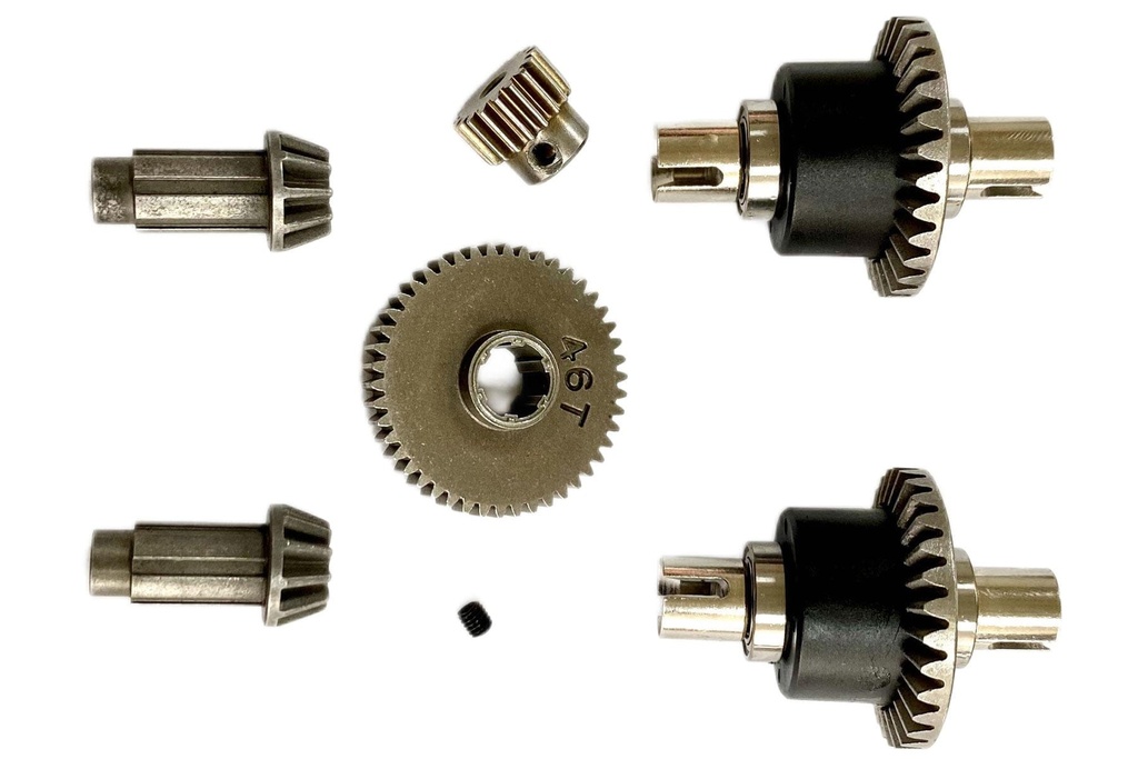 Primus 1/16 Scale DT16 Complete Metal Diff Upgrade Set