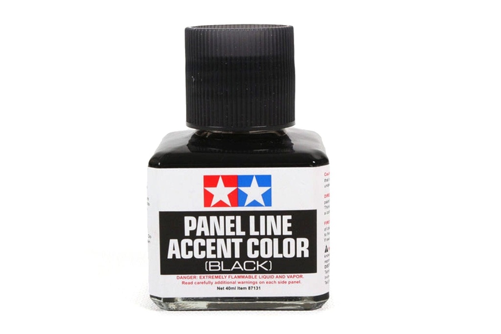 Tamiya Panel Line Accent Color (Black) 40ml Bottle