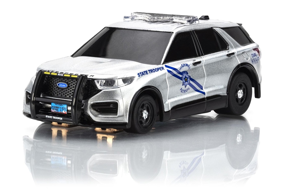 AFX Mega G+ HO Scale Police Interceptor Slot Car