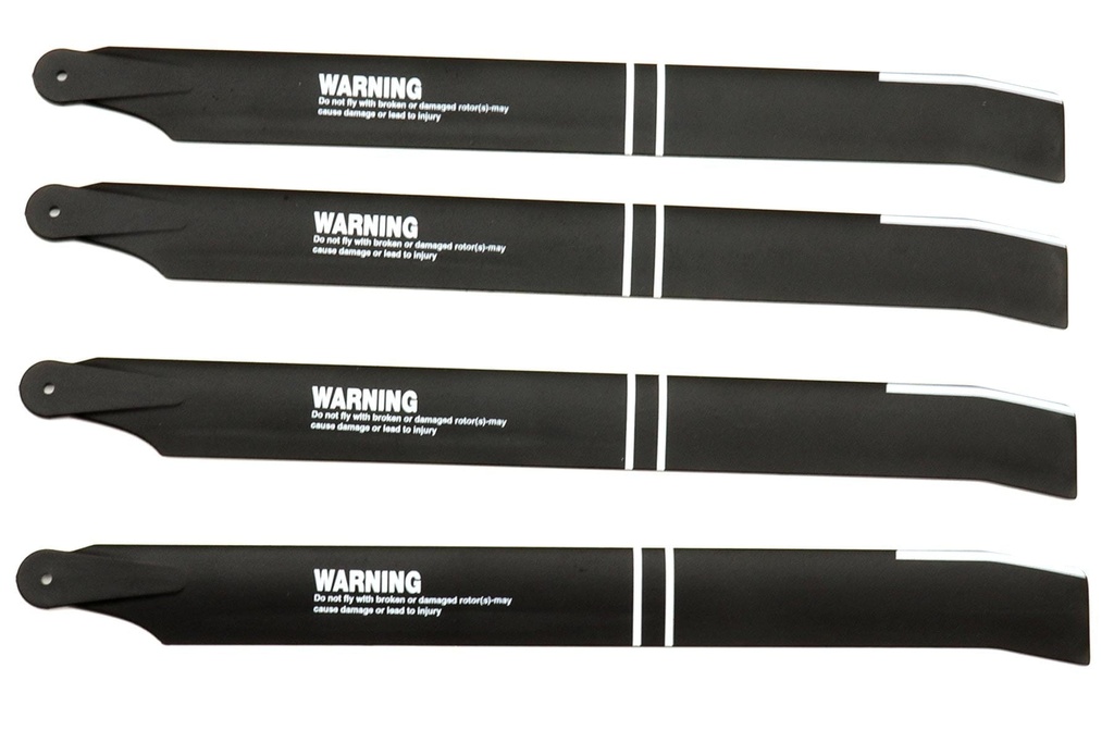 RotorScale 250 Size AH-64 Apache Main Blade Set (4)