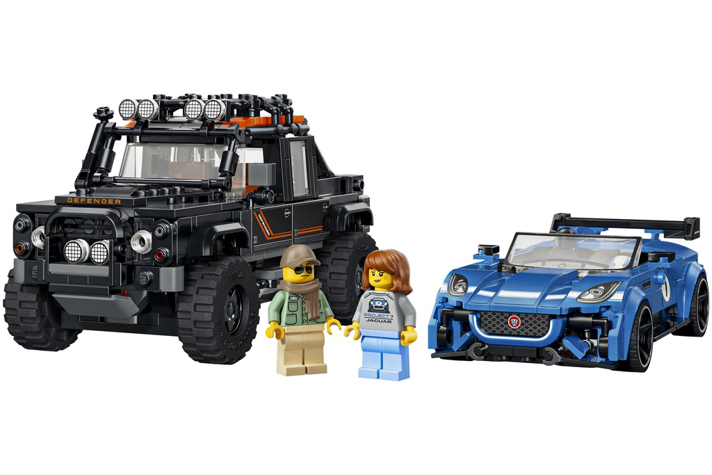 LEGO Speed Champions Jaguar Project 7 & Land Rover Defender