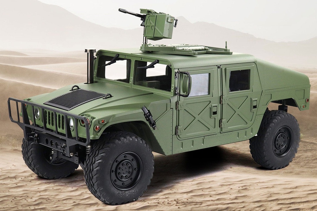 Heng Guan US Military HUMVEE Green 1/10 Scale 4x4 Tactical Truck - RTR