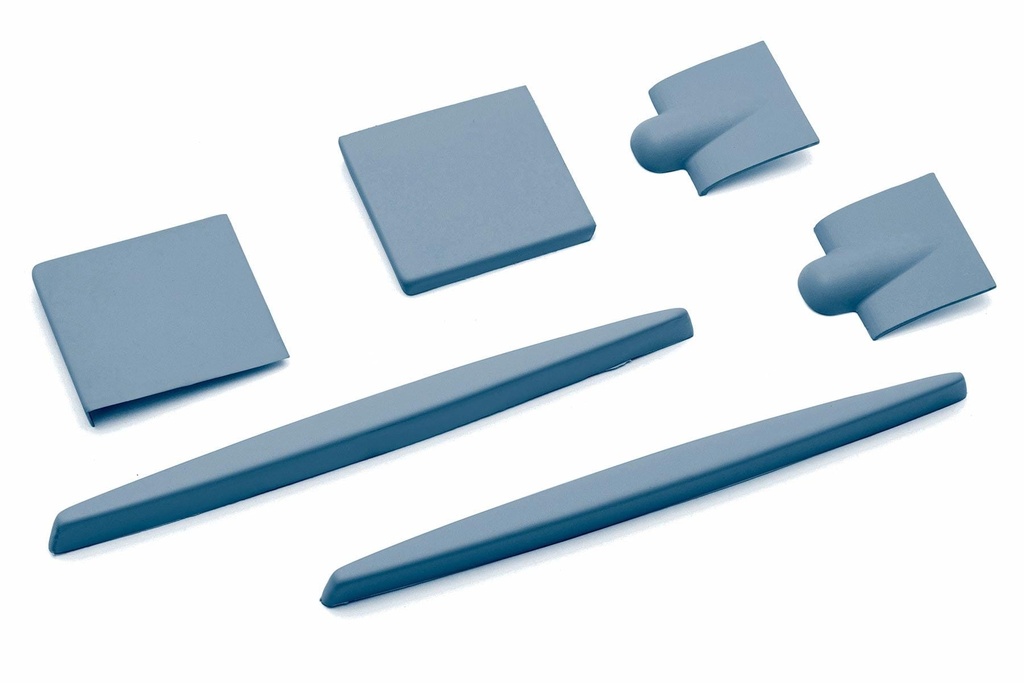 Freewing 90mm EDF PLAAF J-10A Blue/White Plastic Cover Set