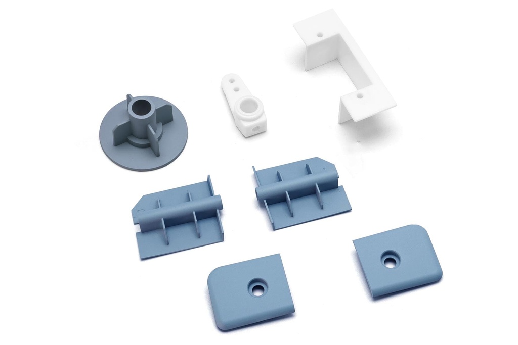 Freewing 90mm EDF PLAAF J-10A Blue/White Canard Plastic Part Set