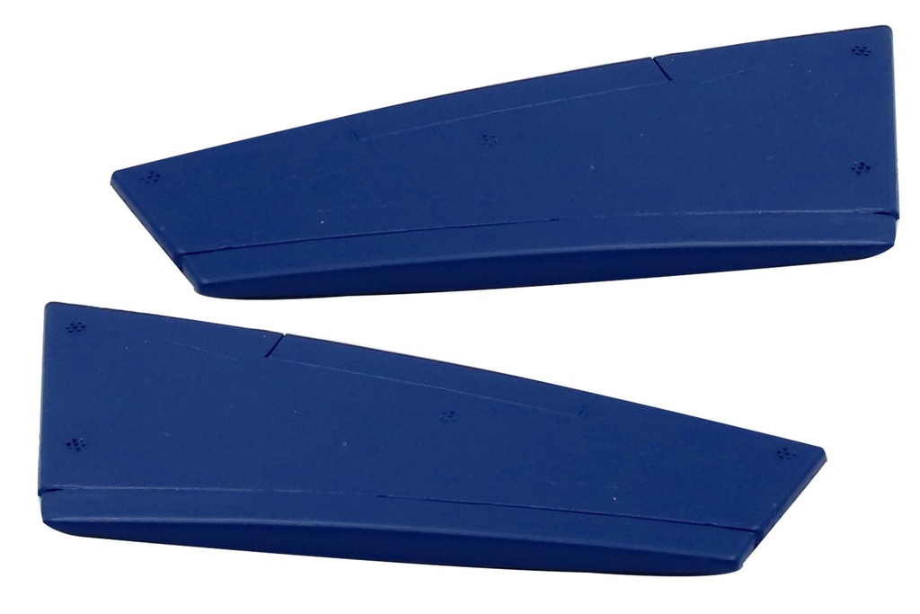 Freewing 90mm EDF PLAAF J-10A Blue/White Ventral Fin Set