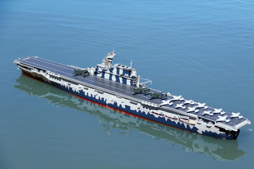 Bancroft USS Hornet 1/200 Scale 1239mm (48.3") US Aircraft Carrier - RTR