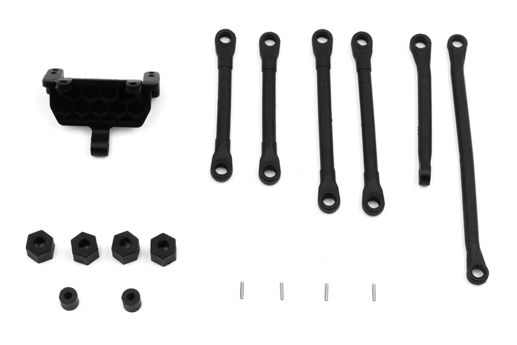 Hobby Plus 1/18 Scale CR18P 6x6 Links, Hex and Servo Mount
