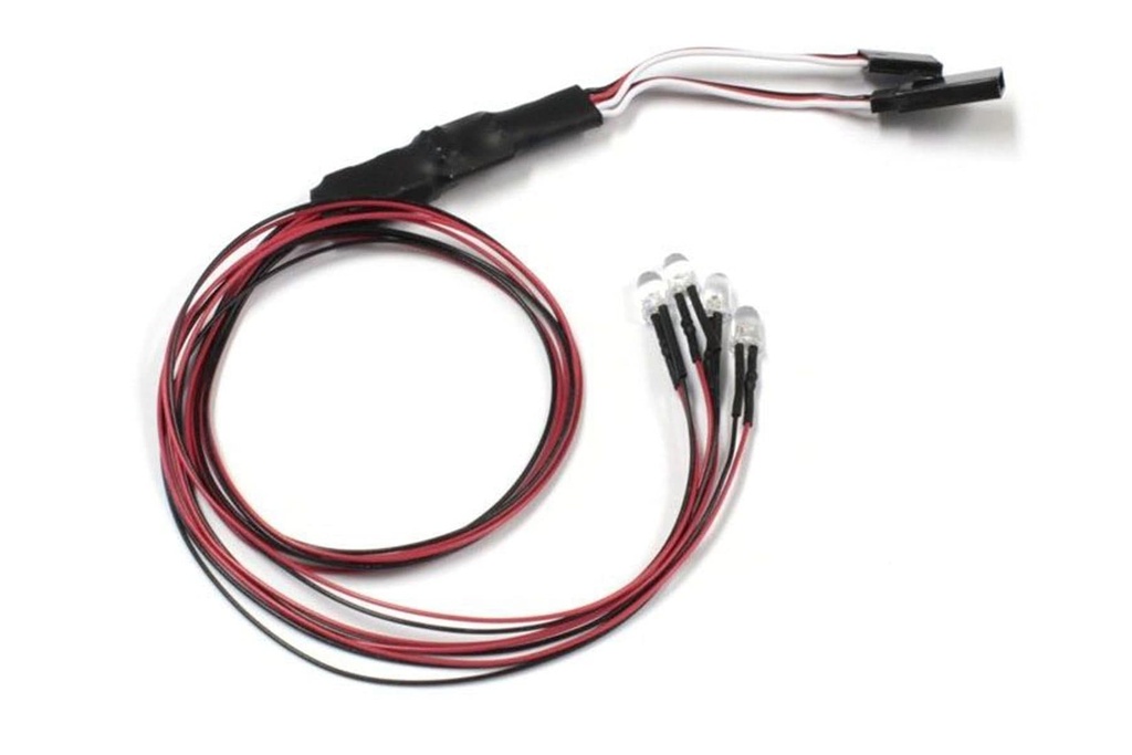 Kyosho LED Light Unit Clear with 400mm Leads (4)