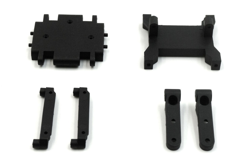 Hobby Plus 1/18 Scale CR18P 6x6 Skid Plate and Body Mounting Parts