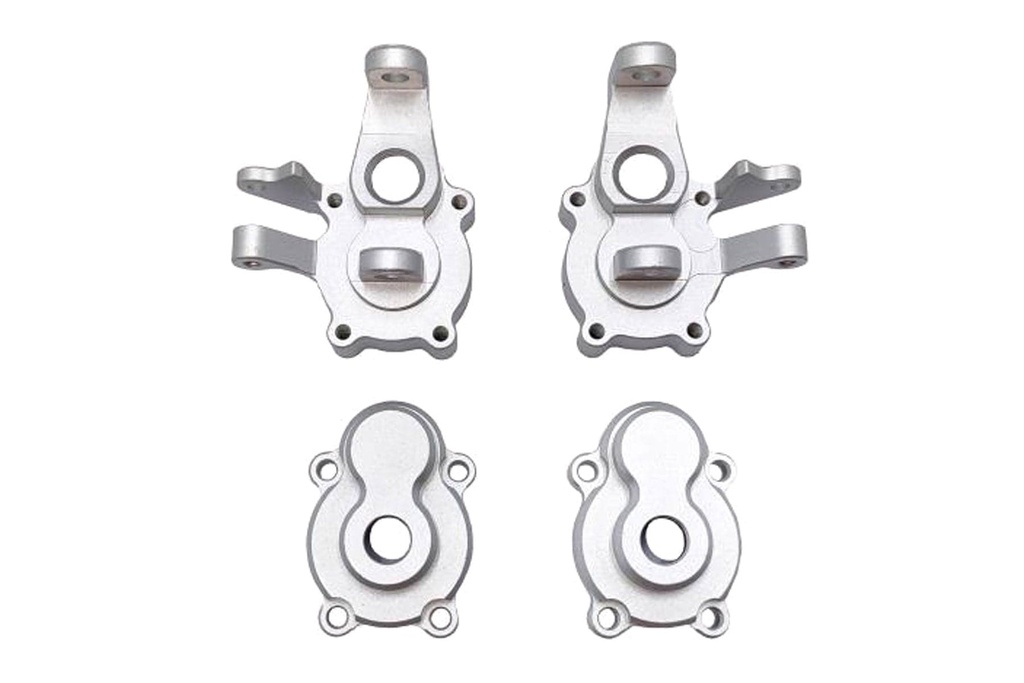 Primus 1/10 Scale Pro Crawler CNC Aluminum Front Steering Hub Set