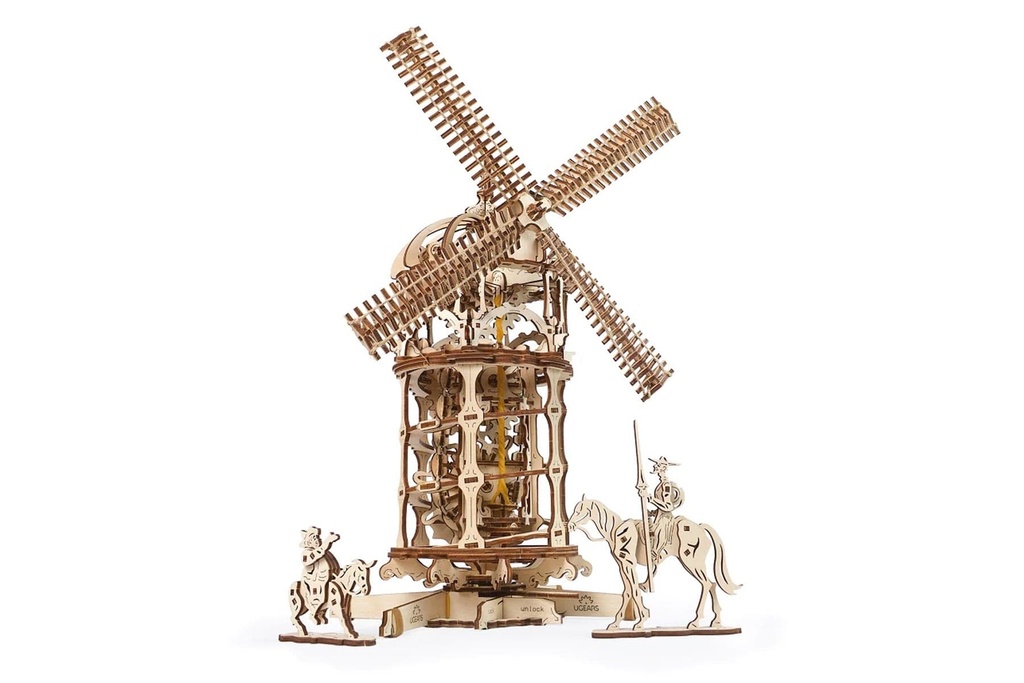UGears Tower Windmill Mechanical 3D Wooden Model Kit