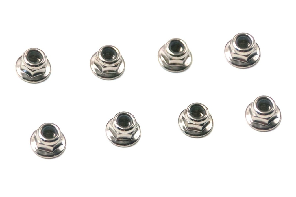Primus Flanged Lock Nuts M4 (8)