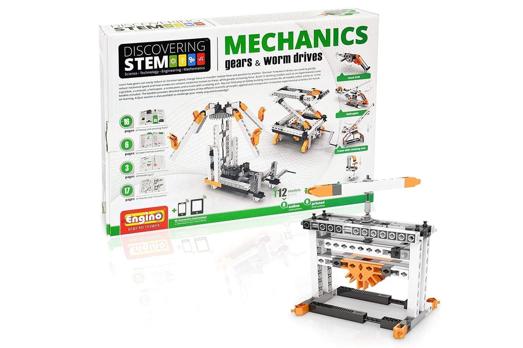 Engino STEM Mechanics - Gears and Worm Drives