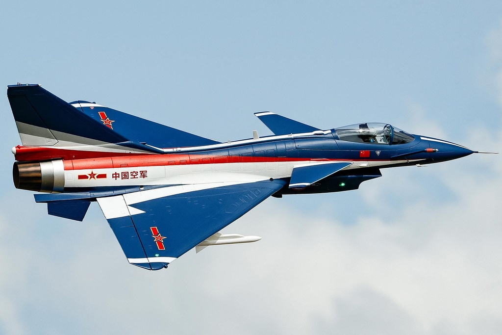 Freewing PLAAF J-10A Blue/White High Performance 90mm EDF Jet - PNP