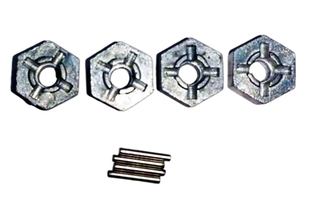 Primus 1/12 Scale PC12 Metal 12mm Wheel Hex Set (4)