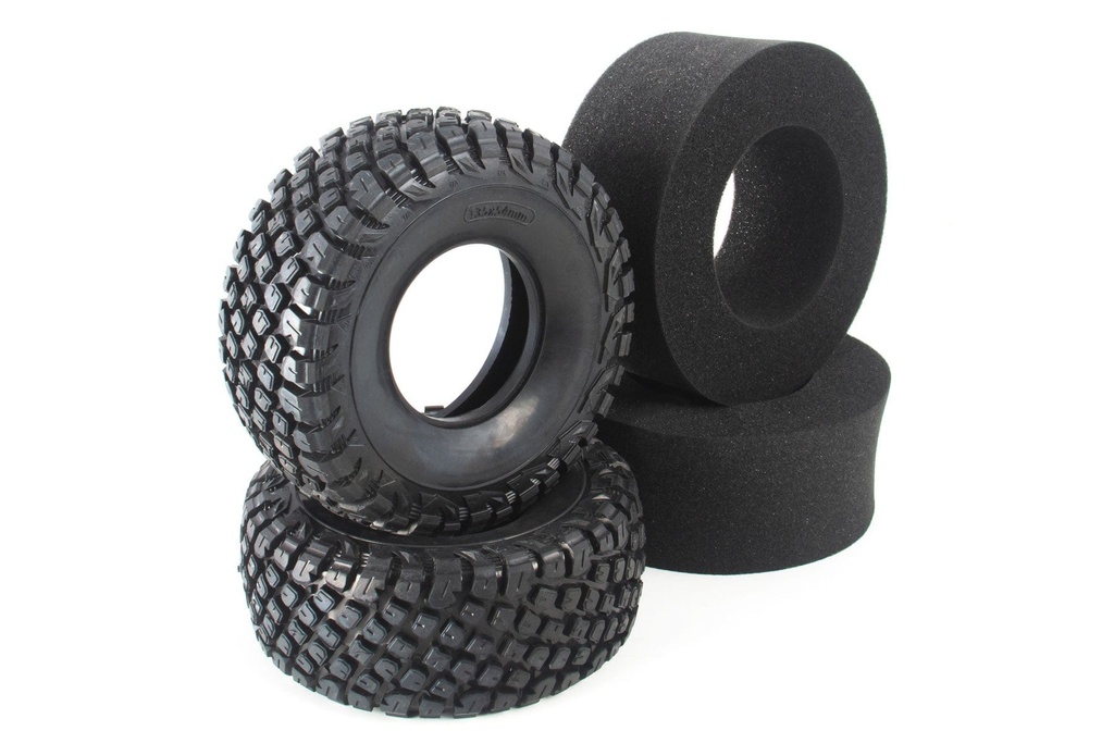 Primus 1/7 Scale Truck Tires and Foam lnserts (pr.)