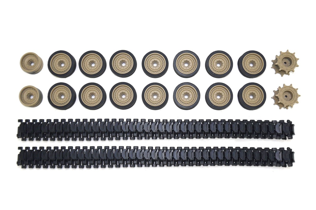 Tongde 1/16 Scale US M109A2 Howitzer Plastic Tracks, Sprockets, Drive Wheels, and Road Wheels Set