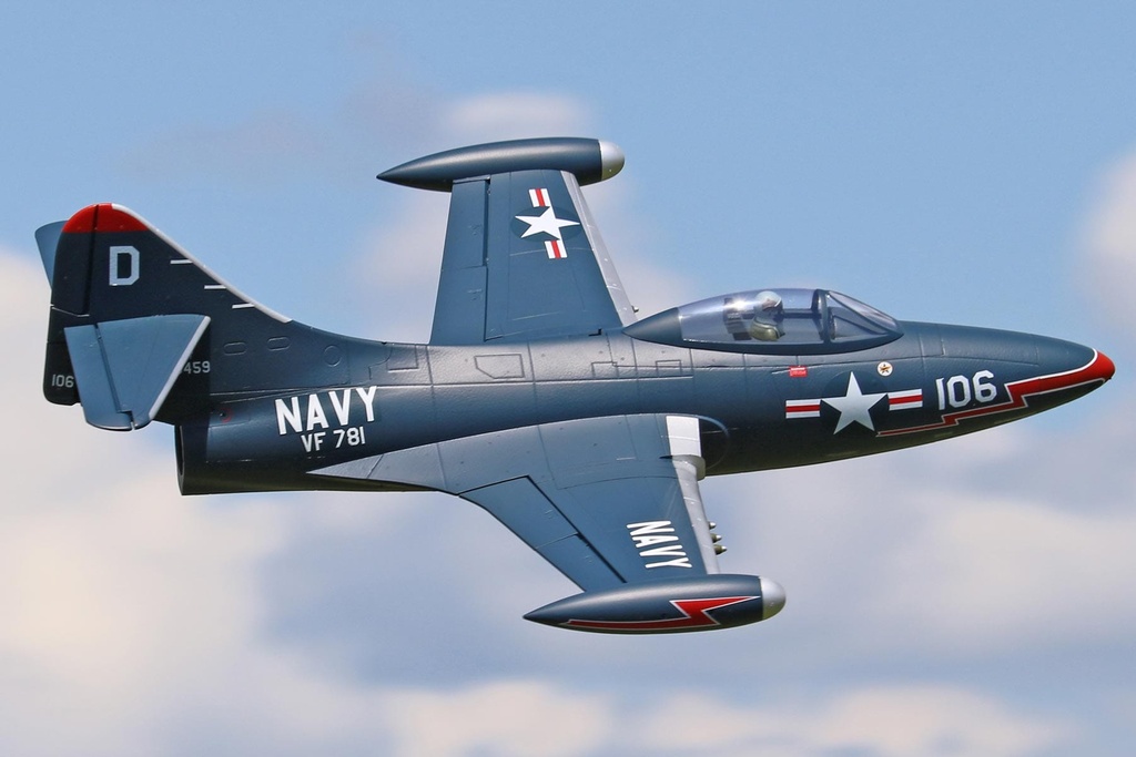 Freewing F9F Panther 70mm EDF Jet - ARF PLUS